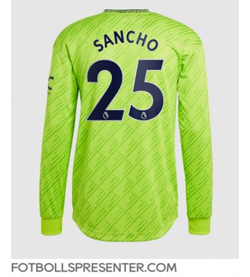 Manchester United Jadon Sancho #25 Tredje Matchtröja 2022-23 Långärmad
